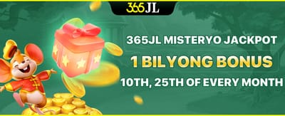 Mystery Billion-Peso Jackpot promotion banner